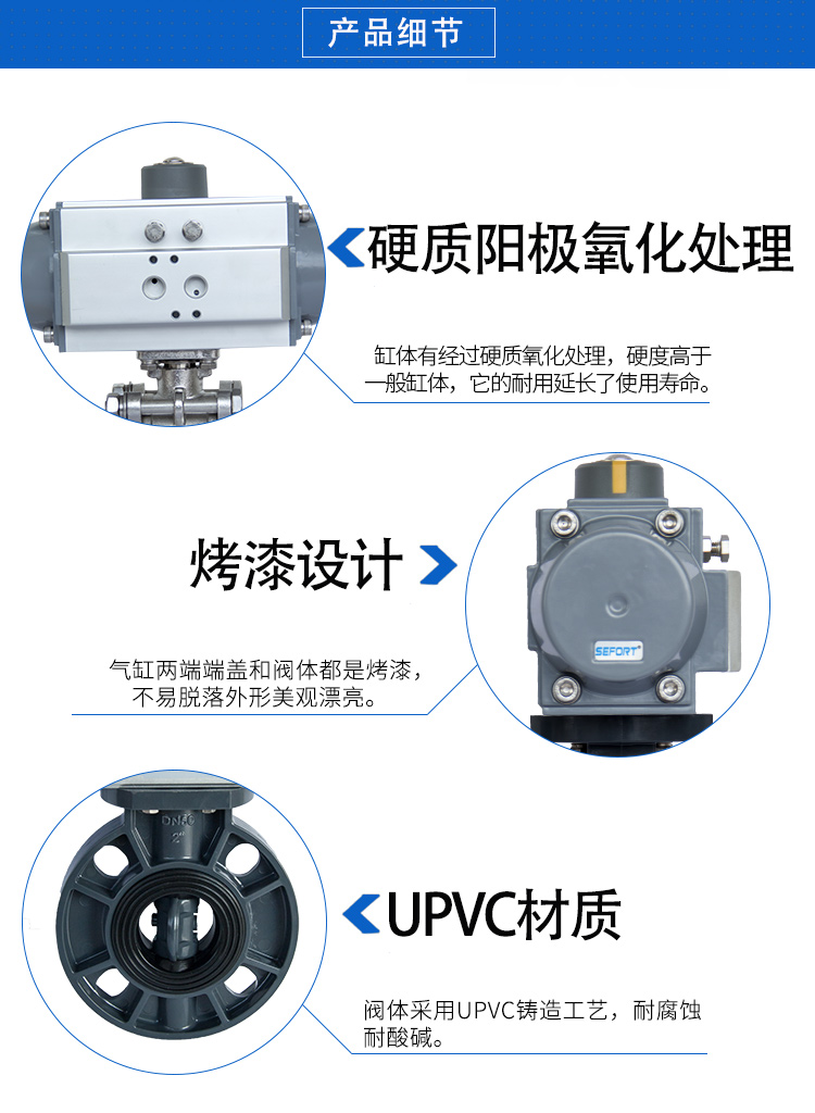 SEFORT氣動(dòng)PVC蝶閥/對夾蝶閥 SEFORT氣動(dòng)PVC蝶閥/對夾蝶閥