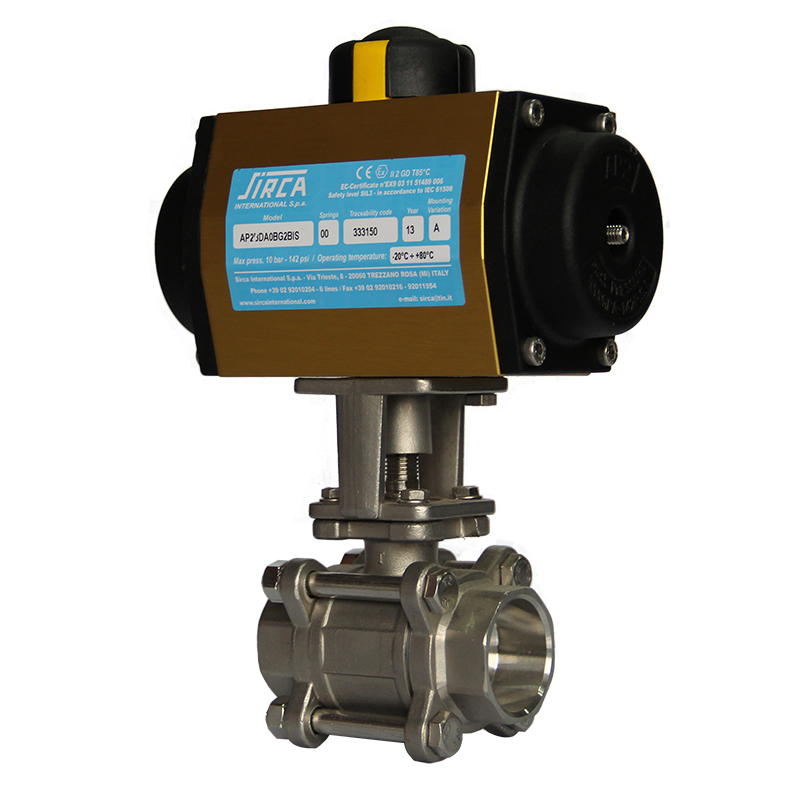 SIRCA氣動承插焊球閥 SIRCA氣動承插焊球閥