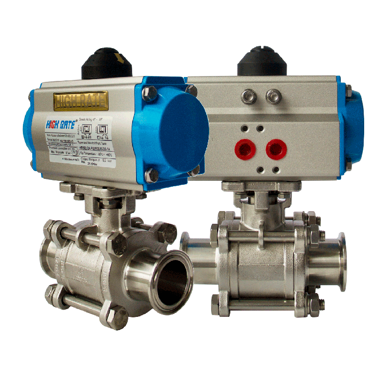 氣動(dòng)卡箍球閥 氣動(dòng)卡箍球閥